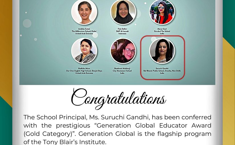 Generation Global Educator Award (Gold Category)