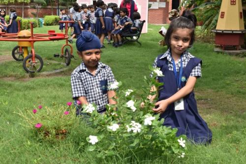 Bloosming with flowers