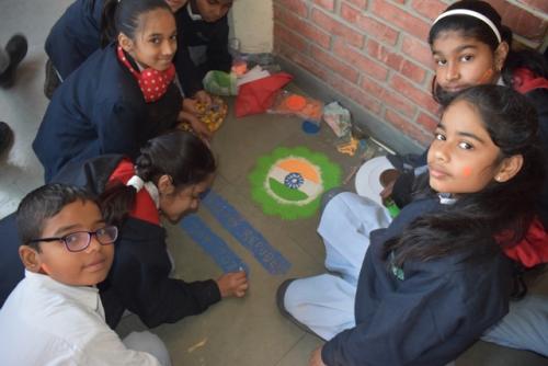 Rangoli Making Activity