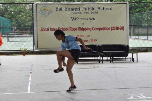 ZONAL INTER SCHOOL ROPE SKIPPING COMPETITION 2019-20