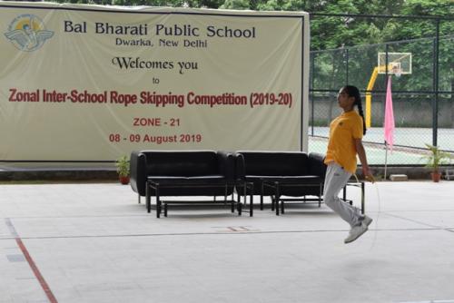 ZONAL INTER SCHOOL ROPE SKIPPING COMPETITION 2019-20